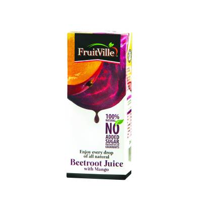 Fruitville Beetroot Juice With Mango 250ml (Tetra)