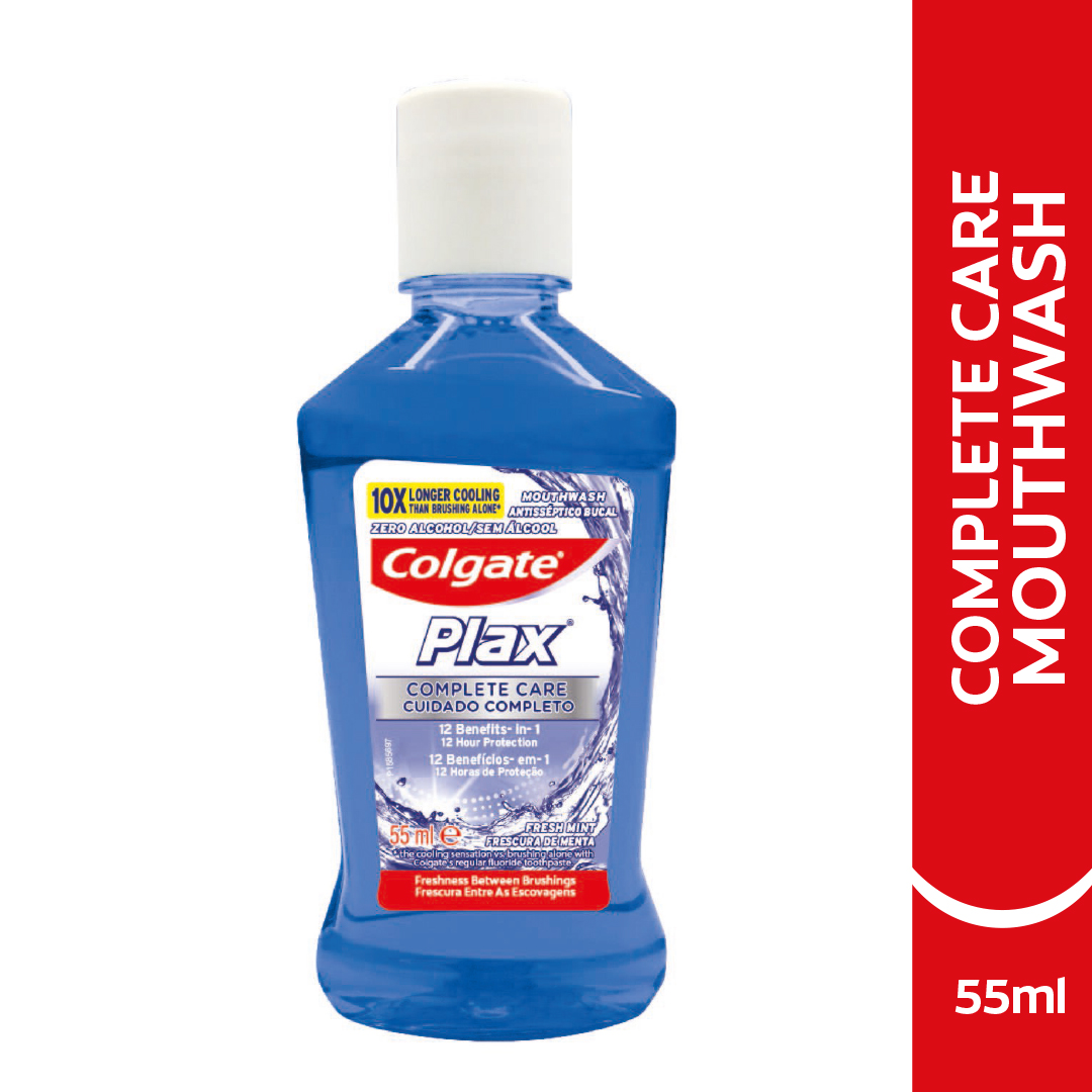 Colgate Plax Mouthwash, Complete Care 55ml Raisons Distributors Ltd