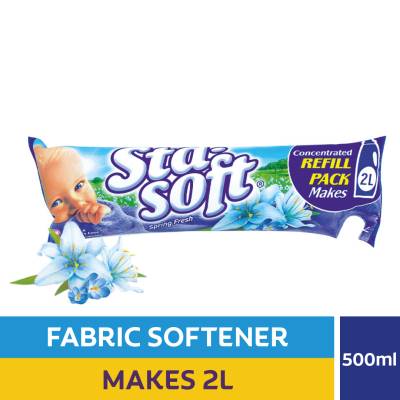 Sta-Soft Spring Fresh Fabric Softener Refill, 500ml