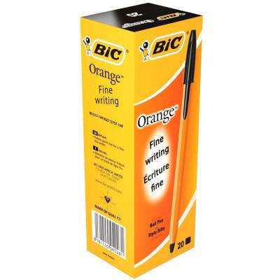 BIC Orange Fine Black Box