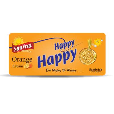 Sunveat Happy Orange 60x2 sandwich