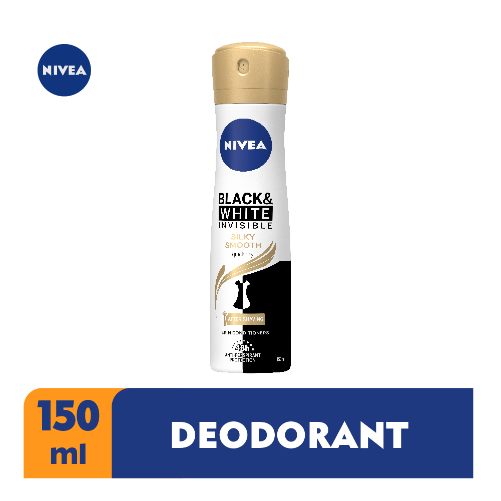 Nivea Deo Spray Female Black & White 150Ml