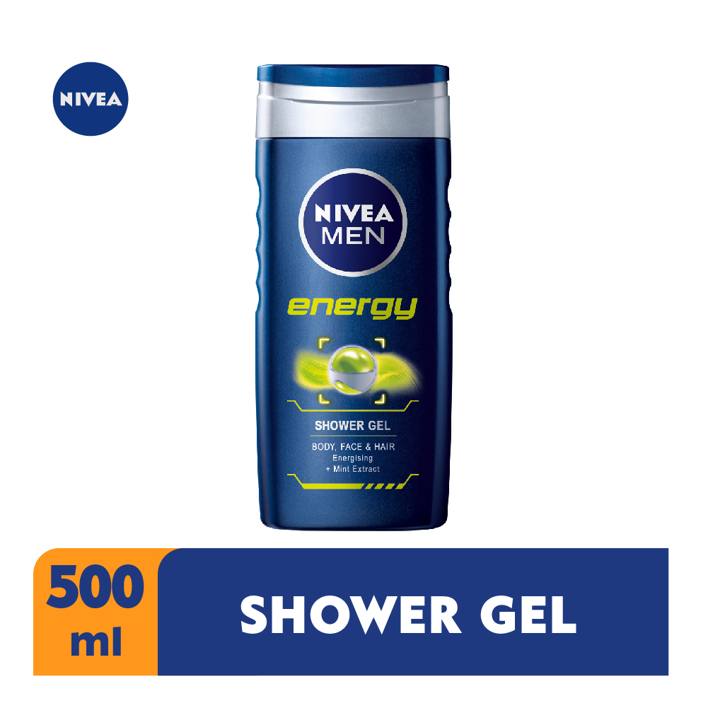 Nivea Shower Energy For Men 500ML Raisons Distributors Ltd