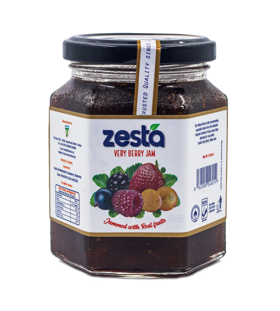 Zesta Exotic Very Berry Jam 330g Raisons Distributors Ltd