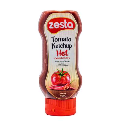 Zesta Tomato Ketchup Hot 400g