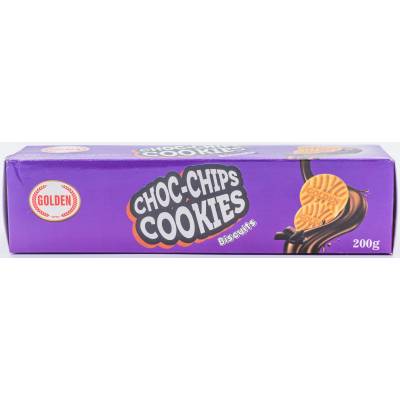 Golden Choc Chips Cookies 24X200g
