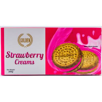 Golden Creams Strawberry 24X200g